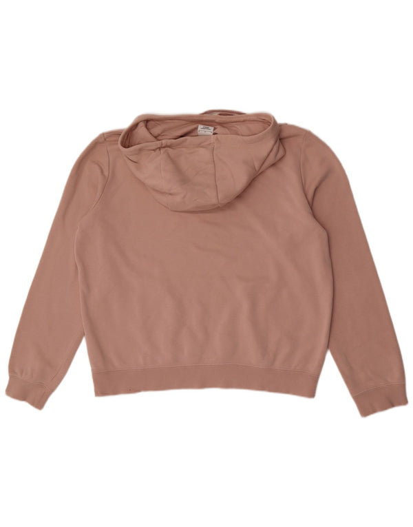 Nike - Sudadera con capucha para mujer, talla 40, algodón rosa medio