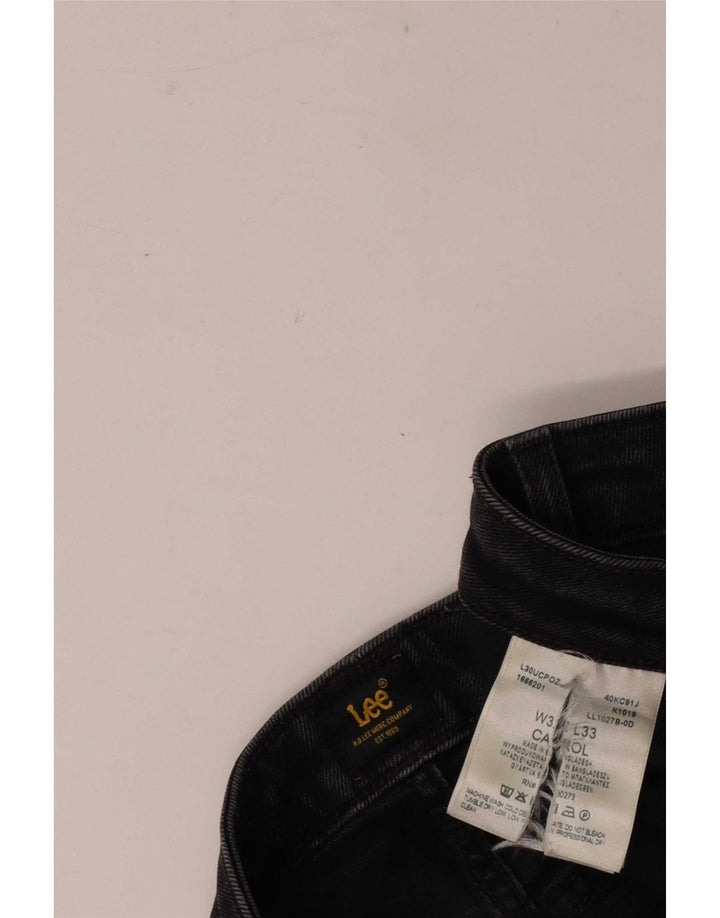 Vaqueros rectos Carol para mujer Lee W32 L26 Algodón negro