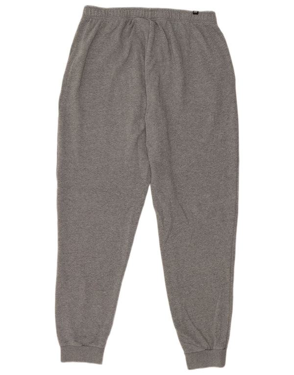 Puma Mens Graphic Tracksuit Trousers Joggers Large Grey