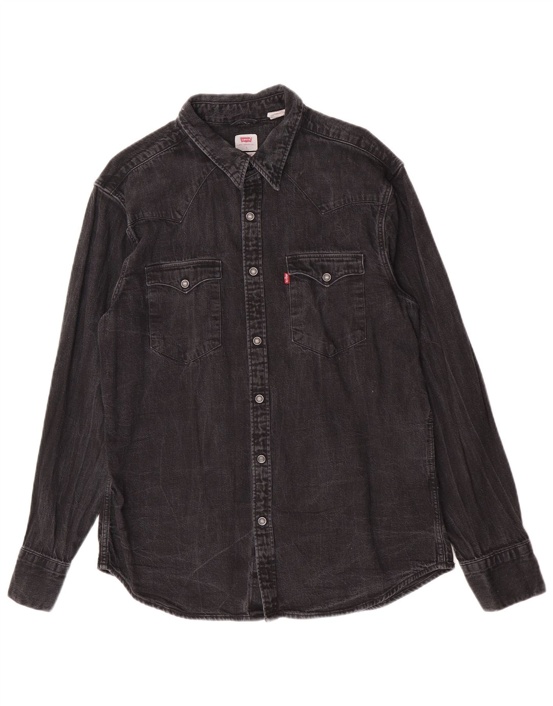 Levi's Camisa Vaquera Estándar Para Hombre Algodón Gris Grande