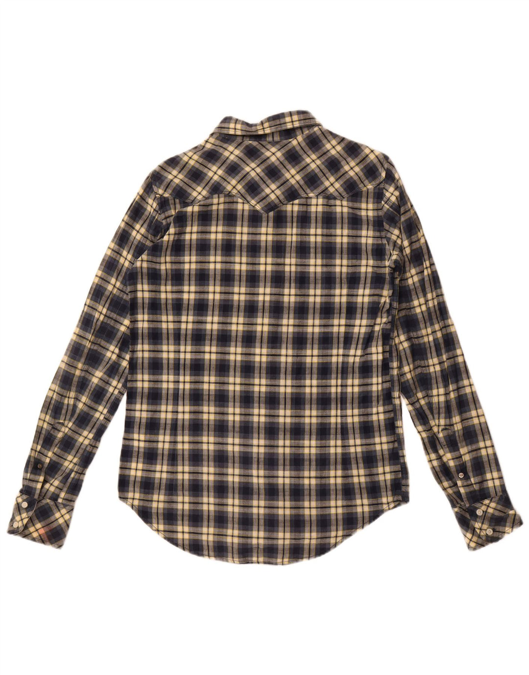 Diesel Camisa Niño 15-16 Años 2XL Azul Marino Cuadros Algodón