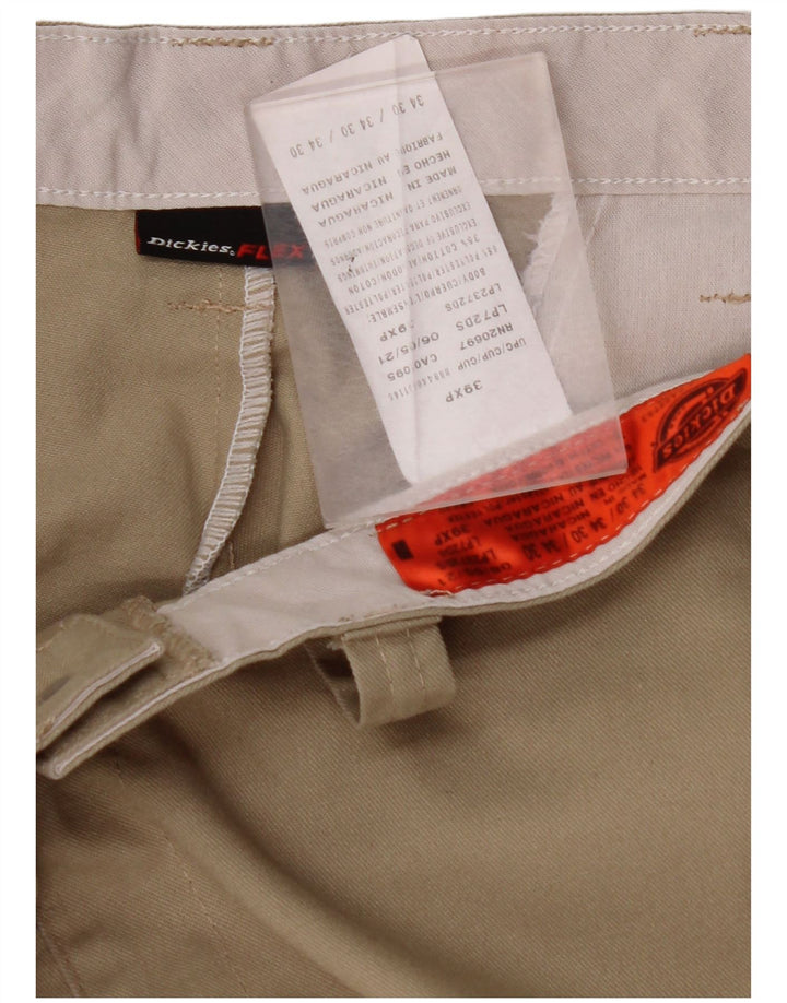 DICKIES Pantalón cargo recto para hombre W34 L30 Poliéster beige
