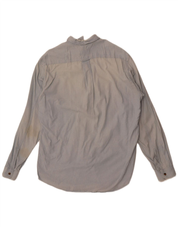 Camisa Valentino Hombre Talla 39 Azul Medio