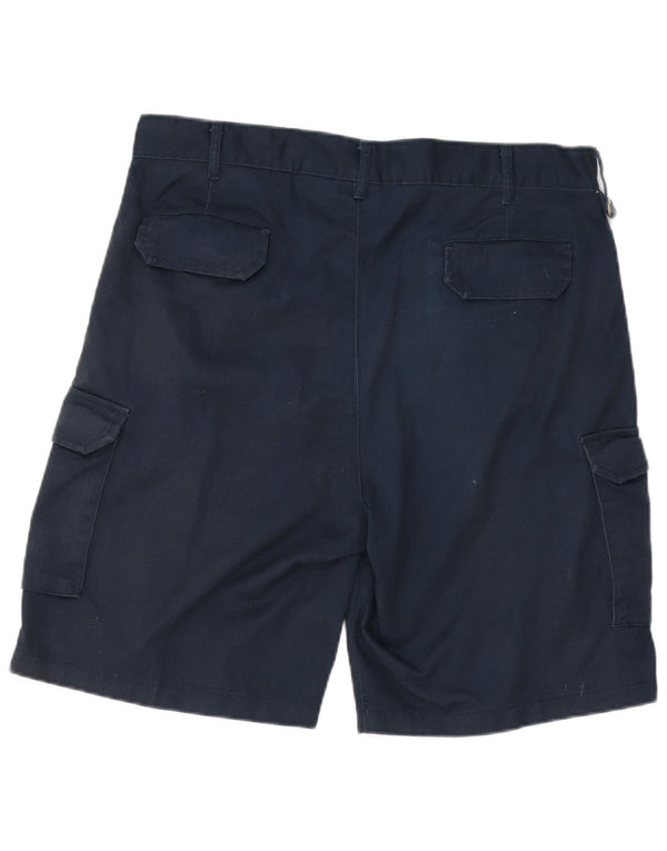 Dickies Pantalones cortos cargo para hombre W36 Large Poliéster azul marino