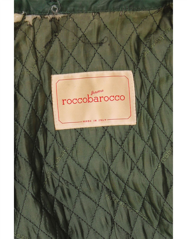 ROCCOBAROCCO Abrigo para mujer ES 40 XL Verde