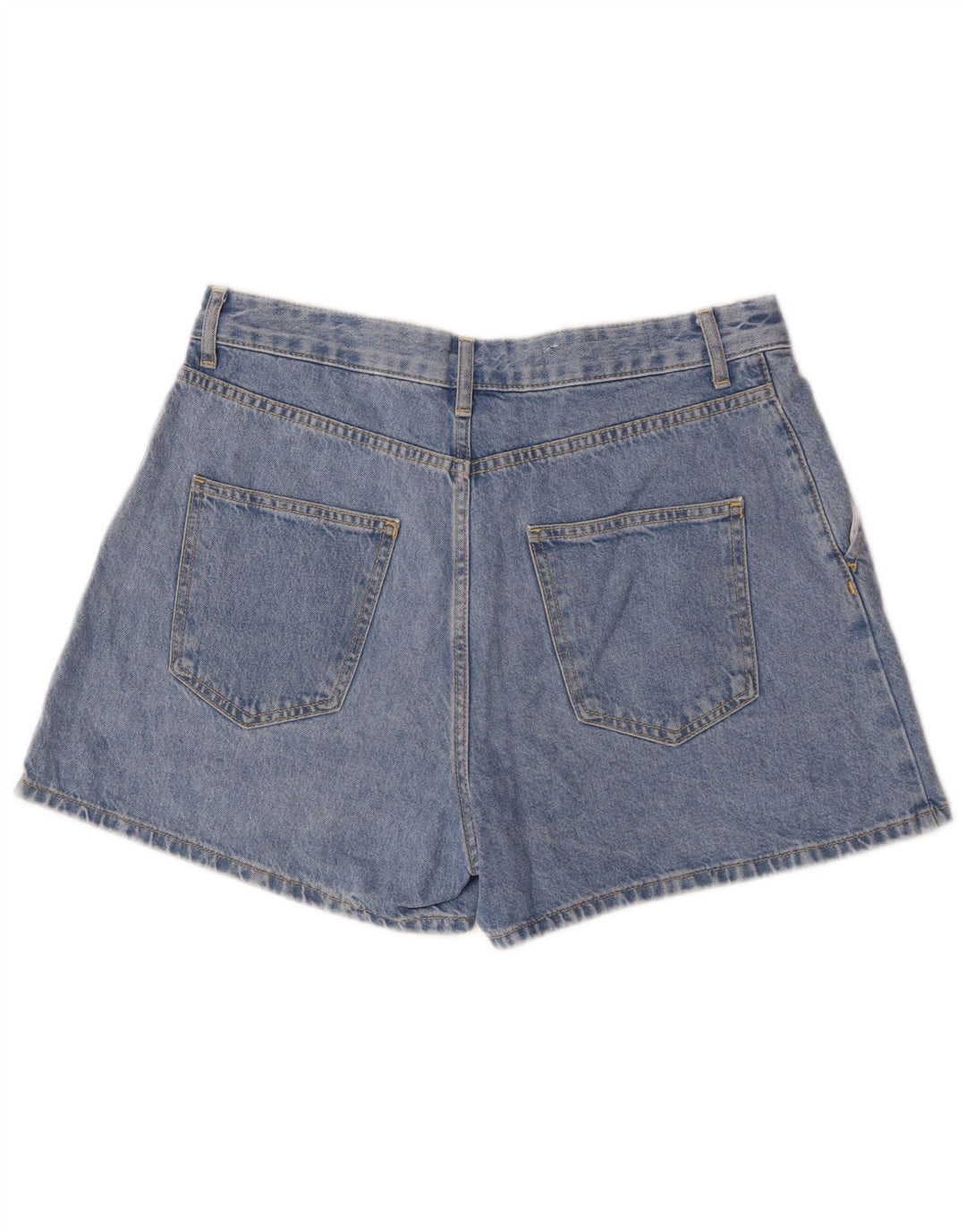 Zara Mujer Shorts Vaquero Medio W30 Azul Algodón