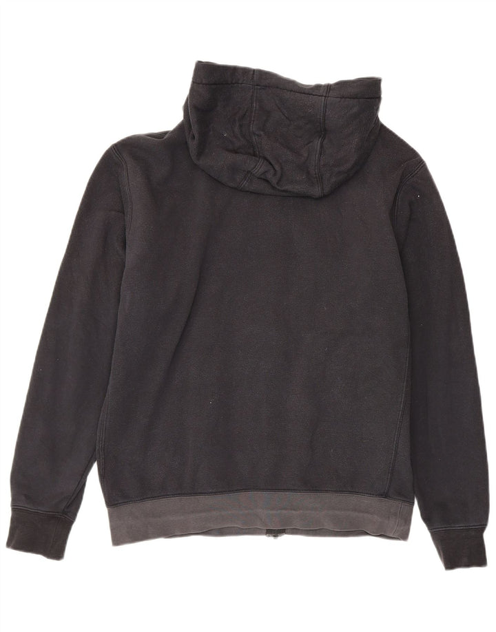 Nike - Sudadera con capucha y cremallera para hombre, algodón color block, color negro mediano