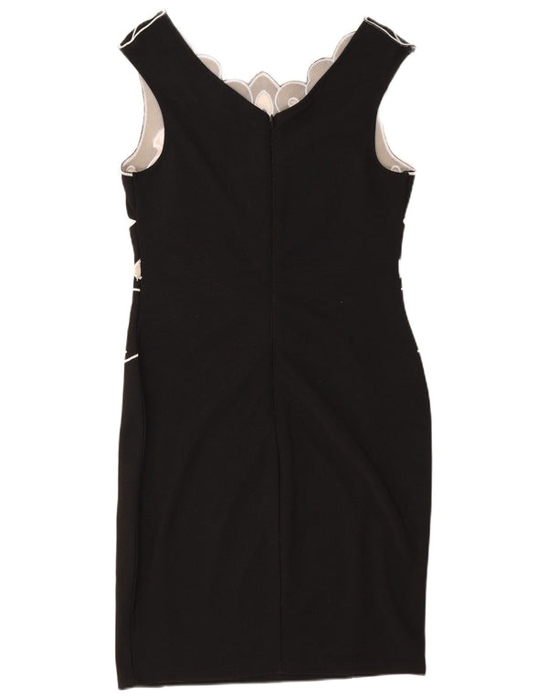 Lipsy Vestido tubo sin mangas para mujer UK 44 Large Poliéster de cachemira negro