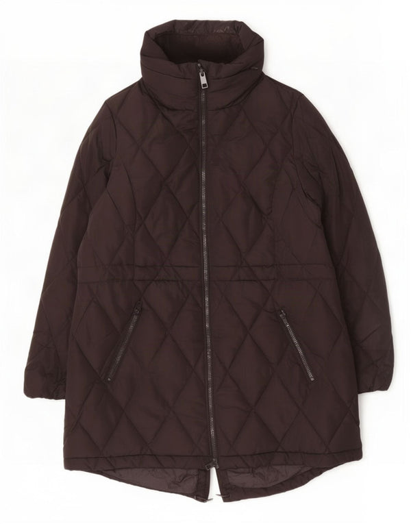 Marks & Spencer Abrigo acolchado acolchado para mujer UK 44 Grande Poliéster negro