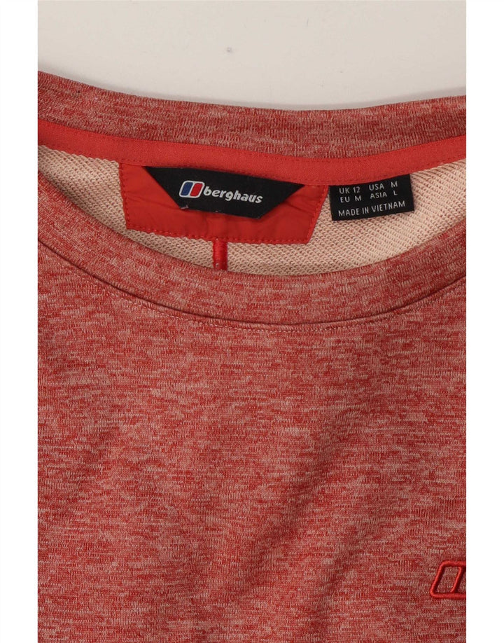 Berghaus - Sudadera para mujer, talla 40, talla mediana, color rojo