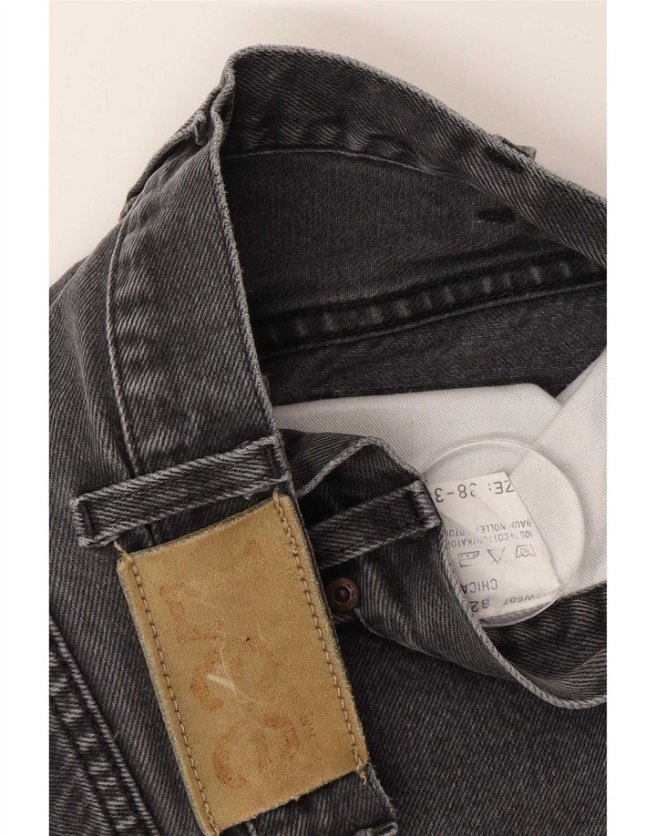 Lee Vaqueros Rectos Chicago para Hombre W38 L34 Algodón Gris