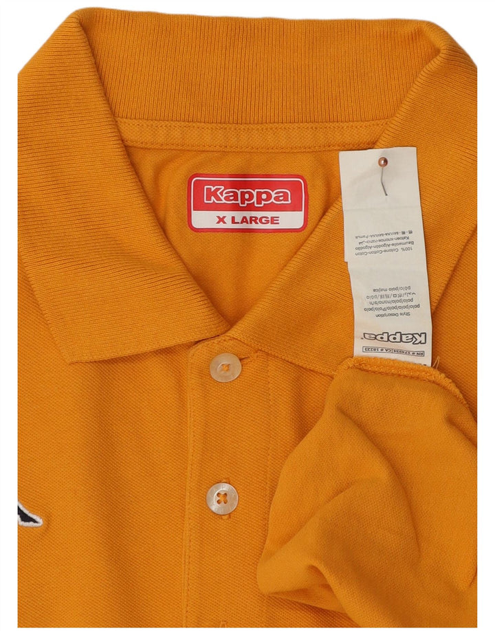 Kappa Polo Hombre XL Amarillo Algodón