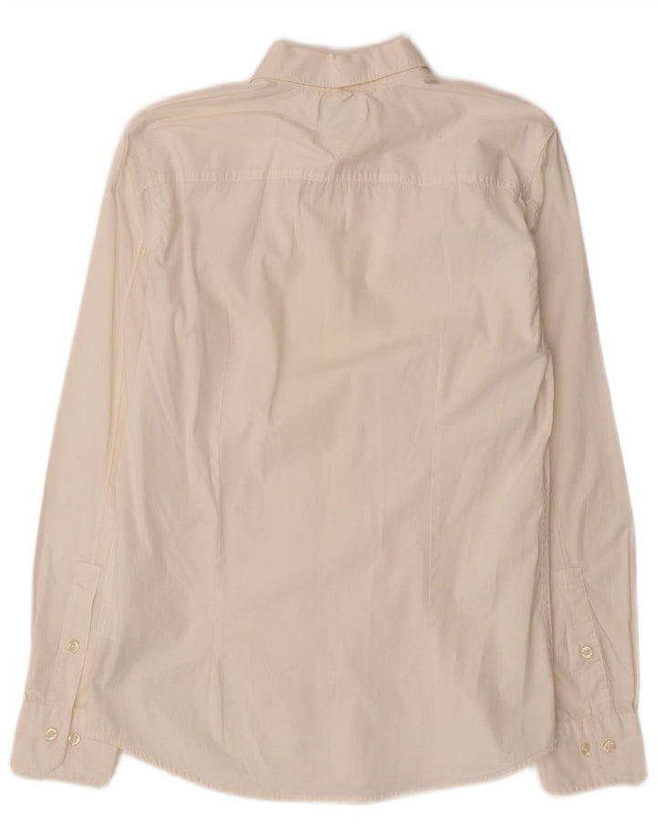 Camisa Tommy Hilfiger Slim Fit de algodón blanco mediano para hombre