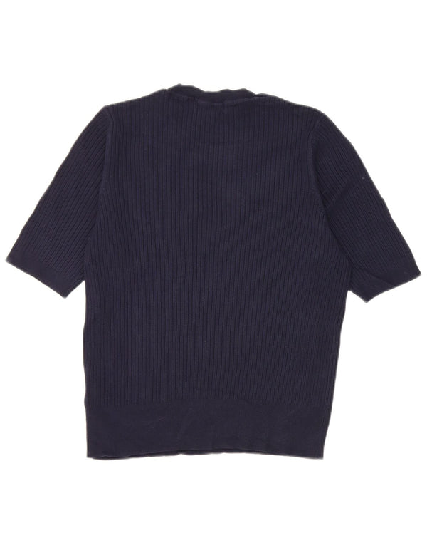 Marks & Spencer Camiseta para Mujer Top UK 44 Medium Azul Marino Viscosa