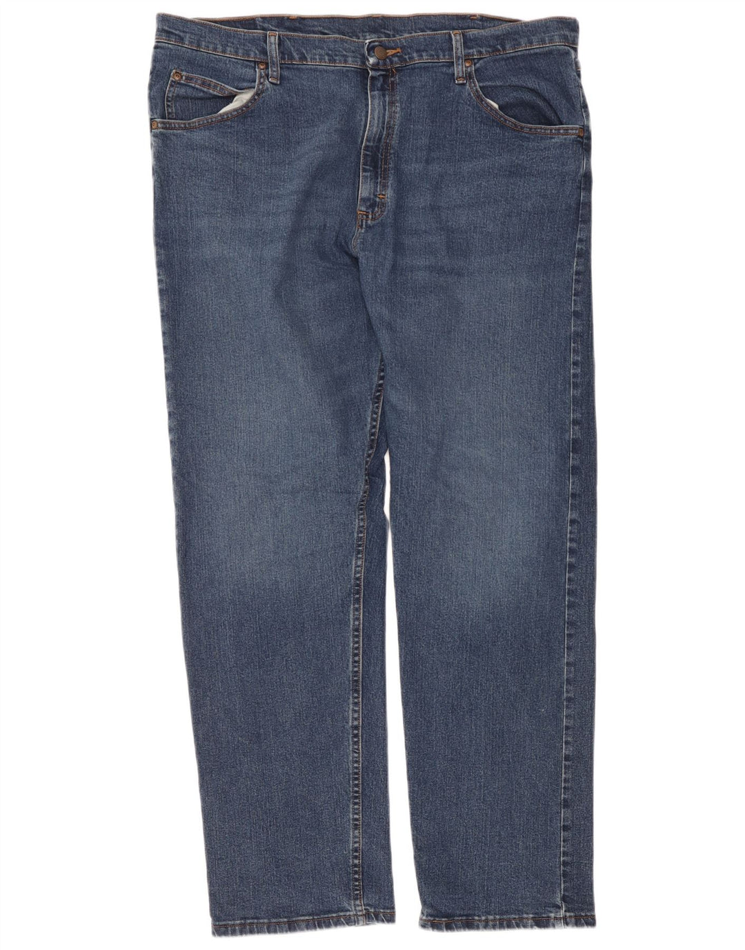 Vaqueros Wrangler Hombre Rectos W38 L32 Algodón Azul