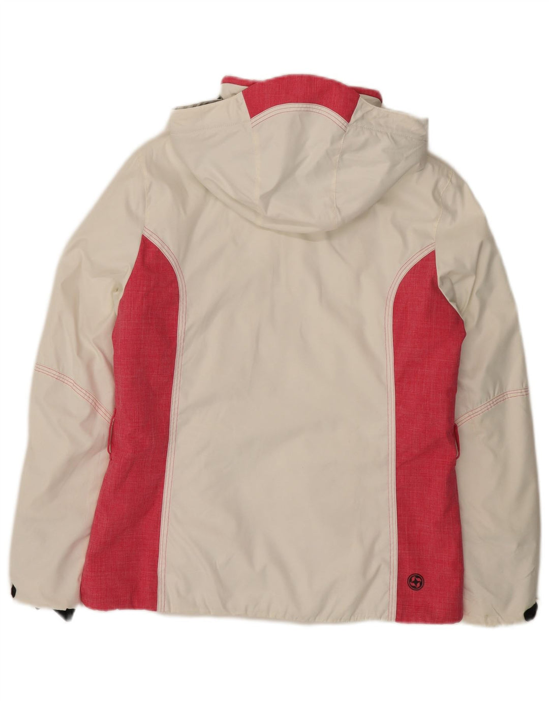 Colmar Chaqueta de esquí acolchada con capucha de gran tamaño para mujer IT 42 Small White