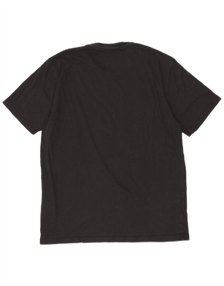 Levi's Camiseta gráfica para hombre Top Medium Black Cotton