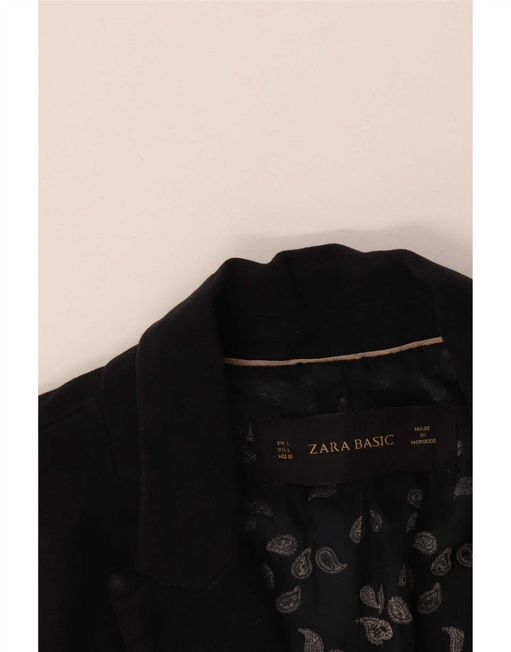 Chaqueta tipo blazer de 1 botón de Zara para mujer UK 44 Large Azul marino