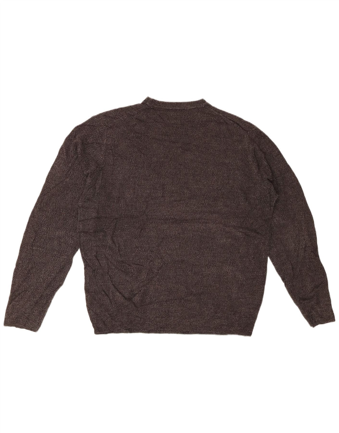 DOCKERS Jersey de cuello redondo para hombre, acrílico gris grande