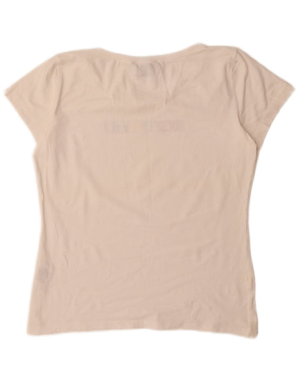Gant Camiseta gráfica para mujer Top UK 20 2XL Algodón blanco