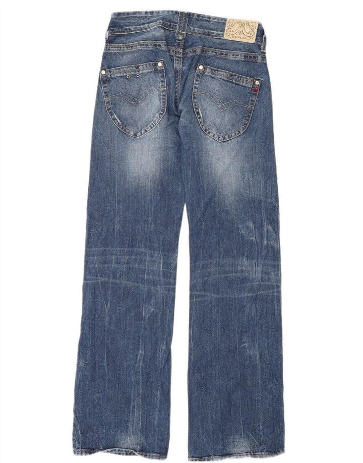Vaqueros Bootcut Janice Mujer Replay W27 L34 Algodón Azul
