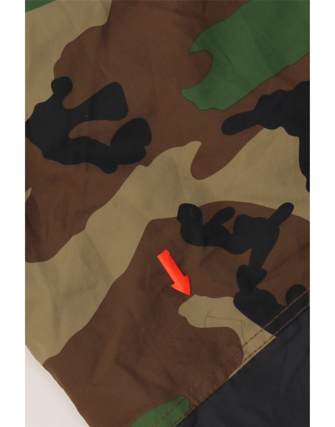 Zara Parka Niño Con Capucha 13-14 Años Multicolor Camuflaje