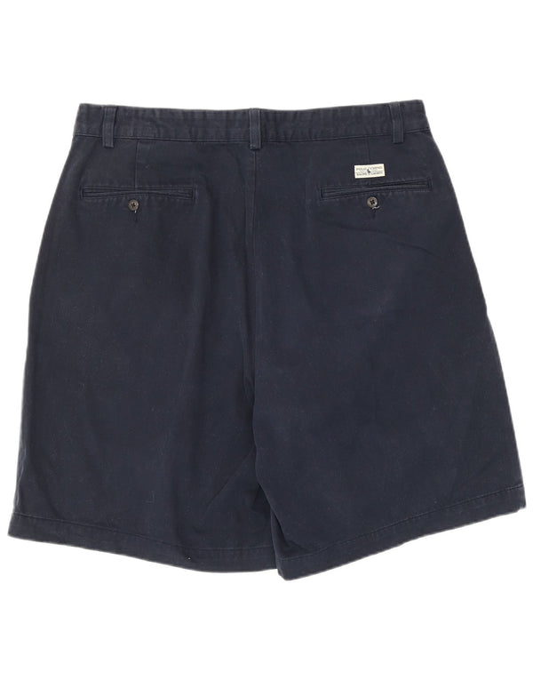 Polo Ralph Lauren - Pantalones cortos chinos para hombre, talla grande, W34, algodón azul marino