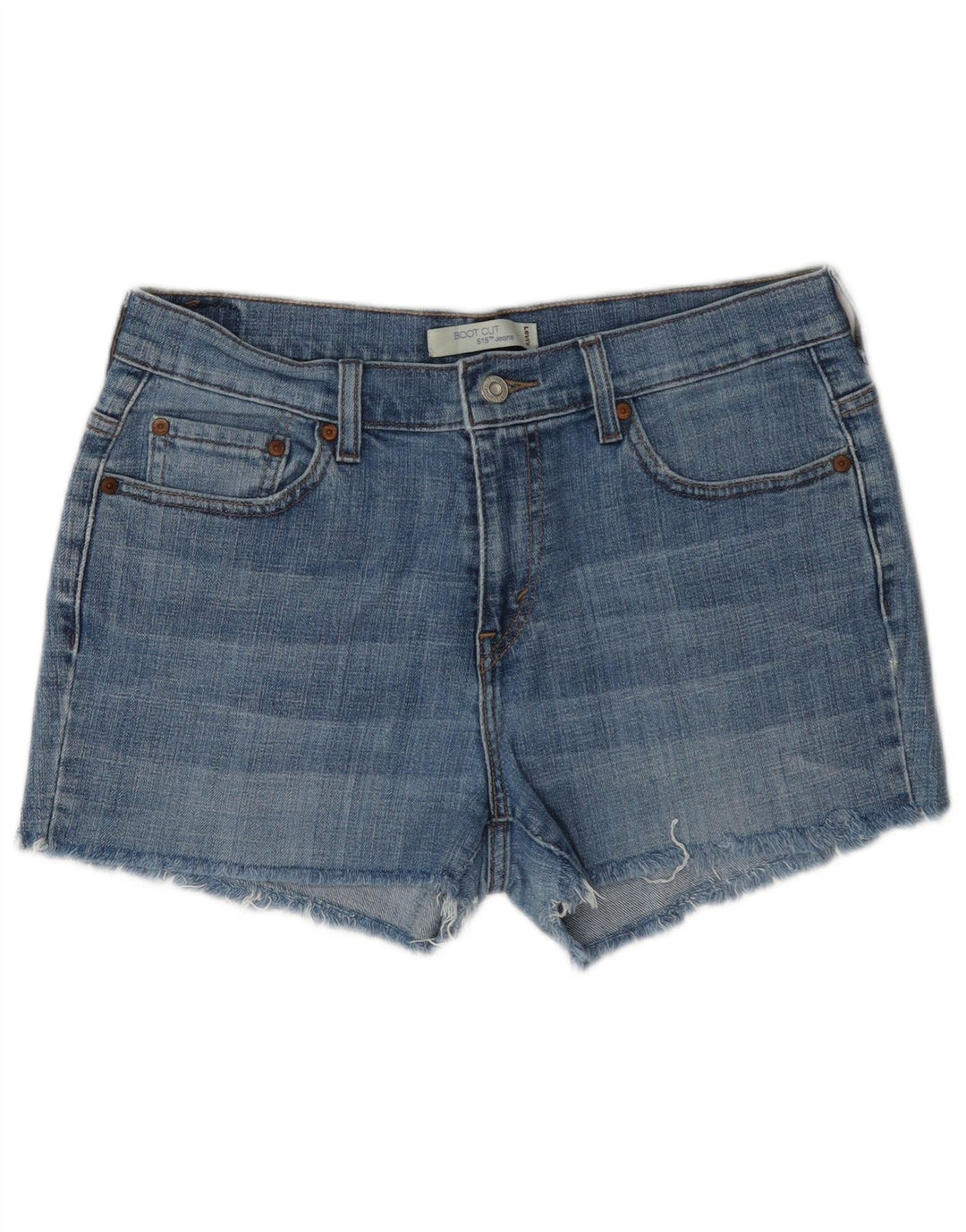 Levi's 515 pantalones cortos de mezclilla para mujer US 10 grande W34 algodón azul