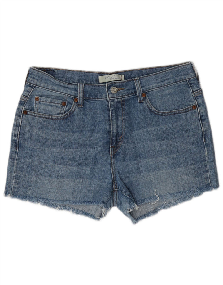 Levi's 515 pantalones cortos de mezclilla para mujer US 10 grande W34 algodón azul