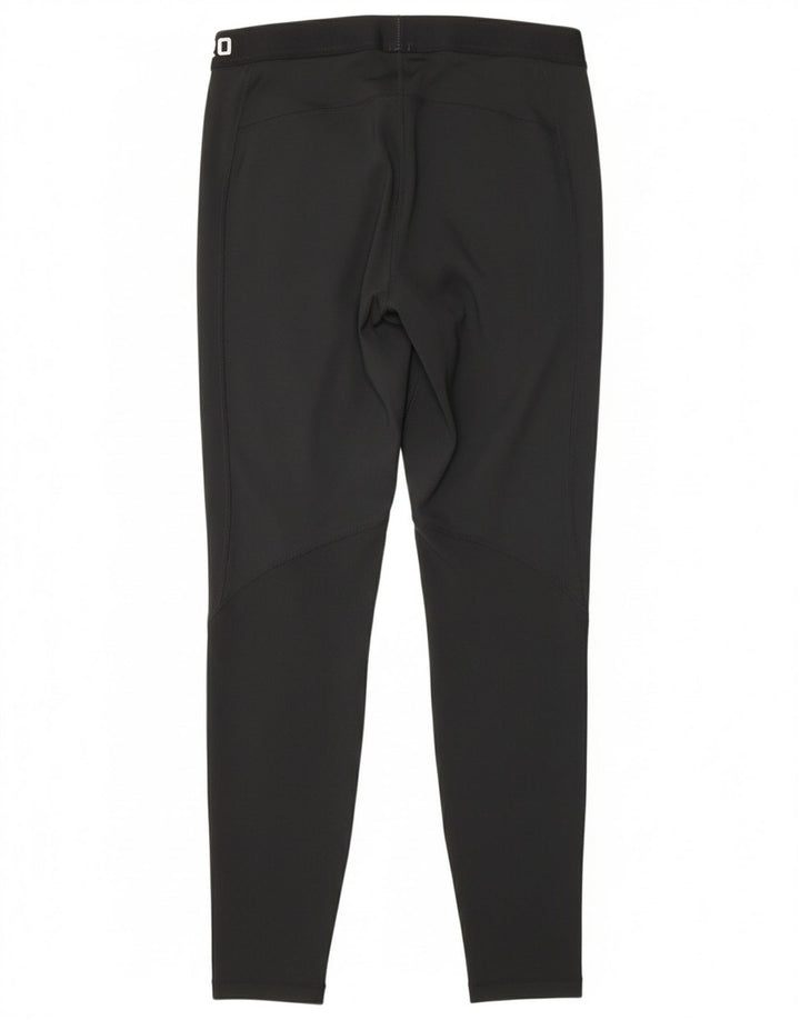 NIKE Womens Graphic Leggings UK 18 XL Black Polyester