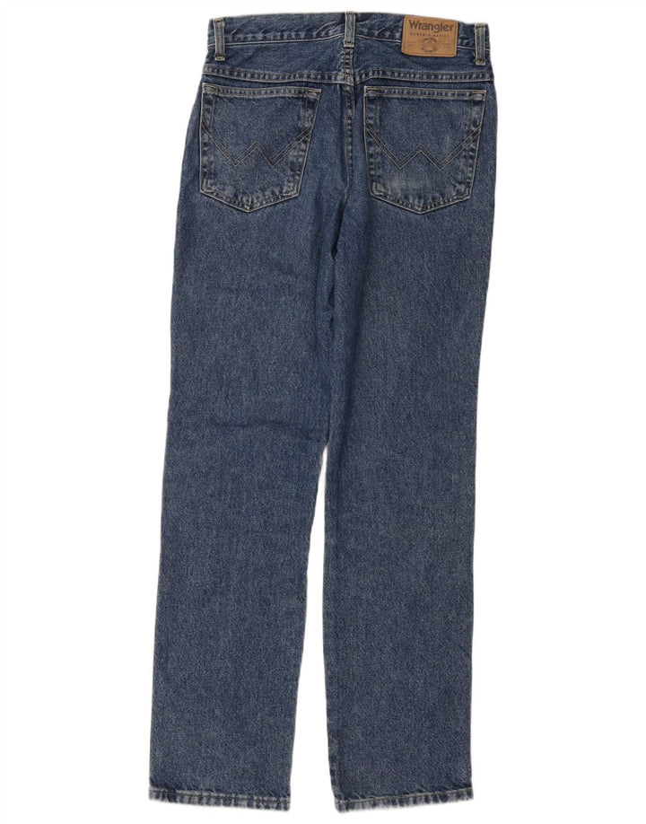 WRANGLER Vaqueros rectos de corte regular para hombre W32 L32 Algodón azul