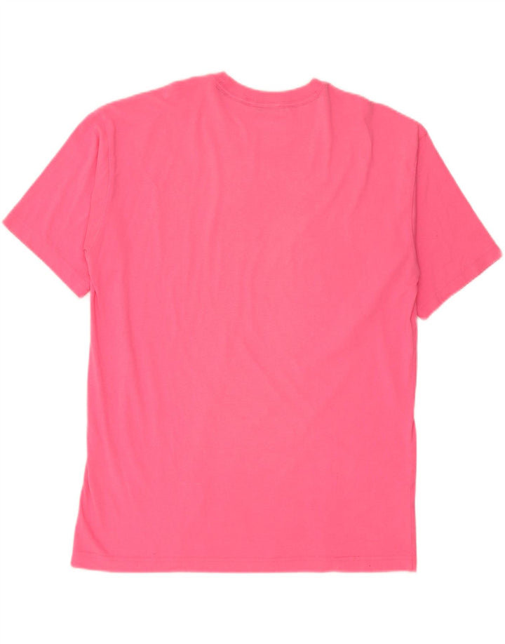 CHAMPION Camiseta gráfica para hombre Top de algodón rosa medio