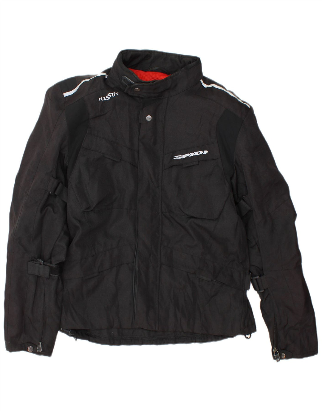 Spidi - Chaqueta gráfica para hombre, talla 40, color negro