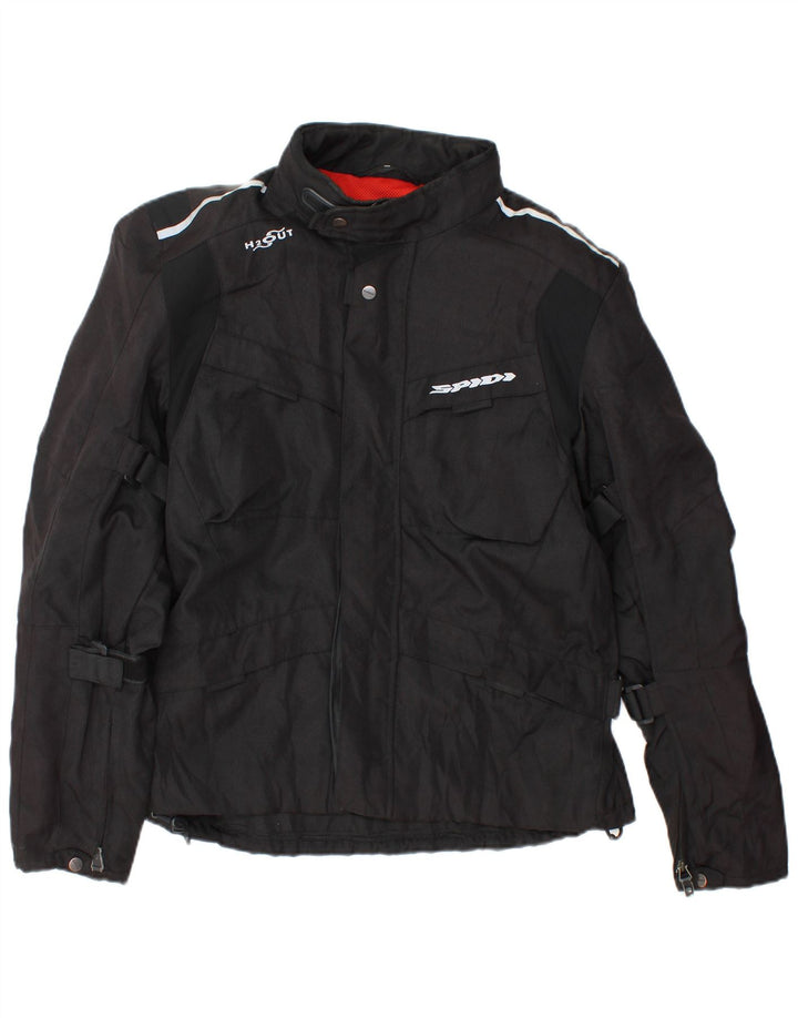 Spidi - Chaqueta gráfica para hombre, talla 40, color negro