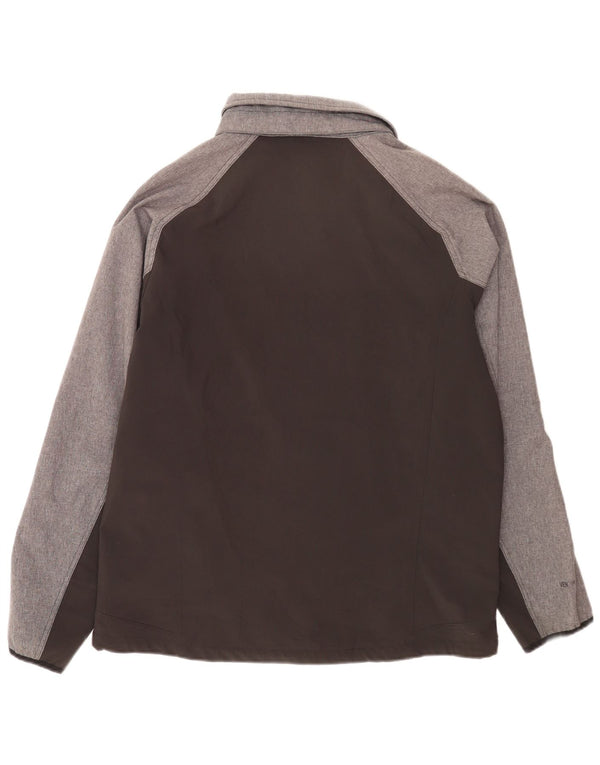 McKinley Chaqueta bomber para hombre UK 44 2XL Negro Colorblock Poliéster Deportes