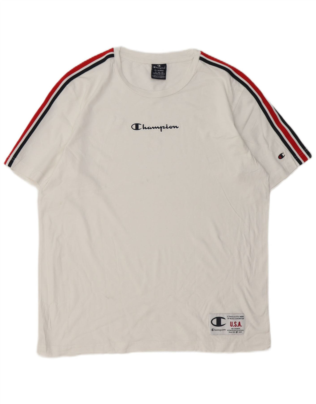 Champion Camiseta Hombre Top XL Blanco