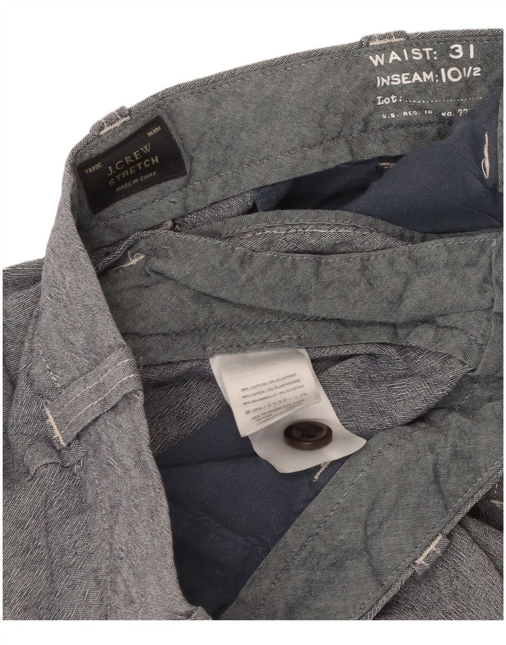 J. Crew Pantalones cortos chinos para hombre W31 Algodón azul medio