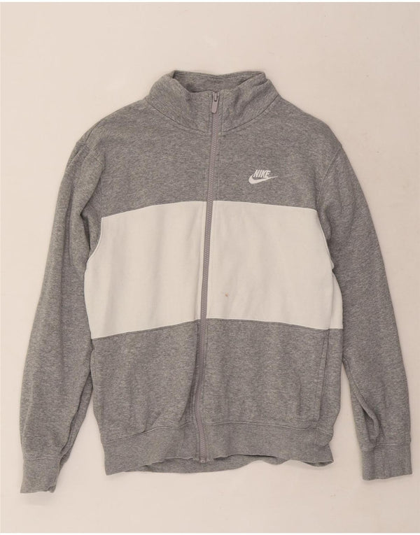 Nike - Chaqueta de chándal para hombre (talla pequeña), color gris, algodón