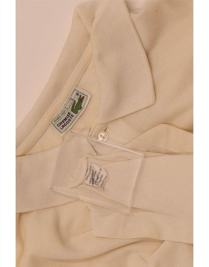 Polo Lacoste Hombre Talla 6 XL Algodón Blanco