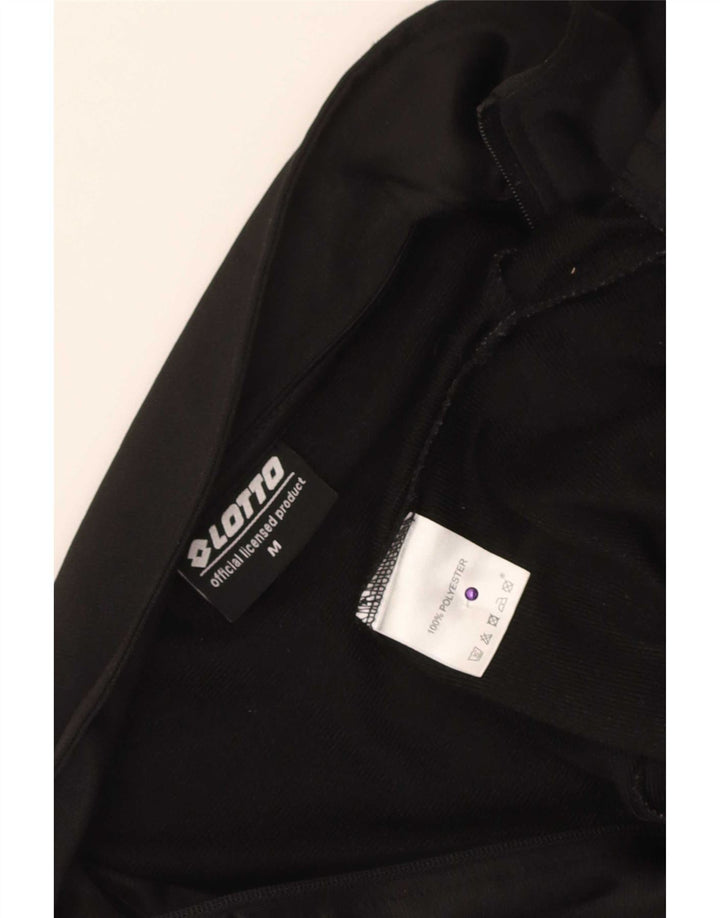Lotto Hombre Chándal Top Chaqueta Mediana Negro Poliéster