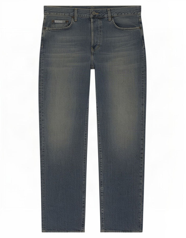 Vaqueros rectos Calvin Klein para hombre W32 L33 azul