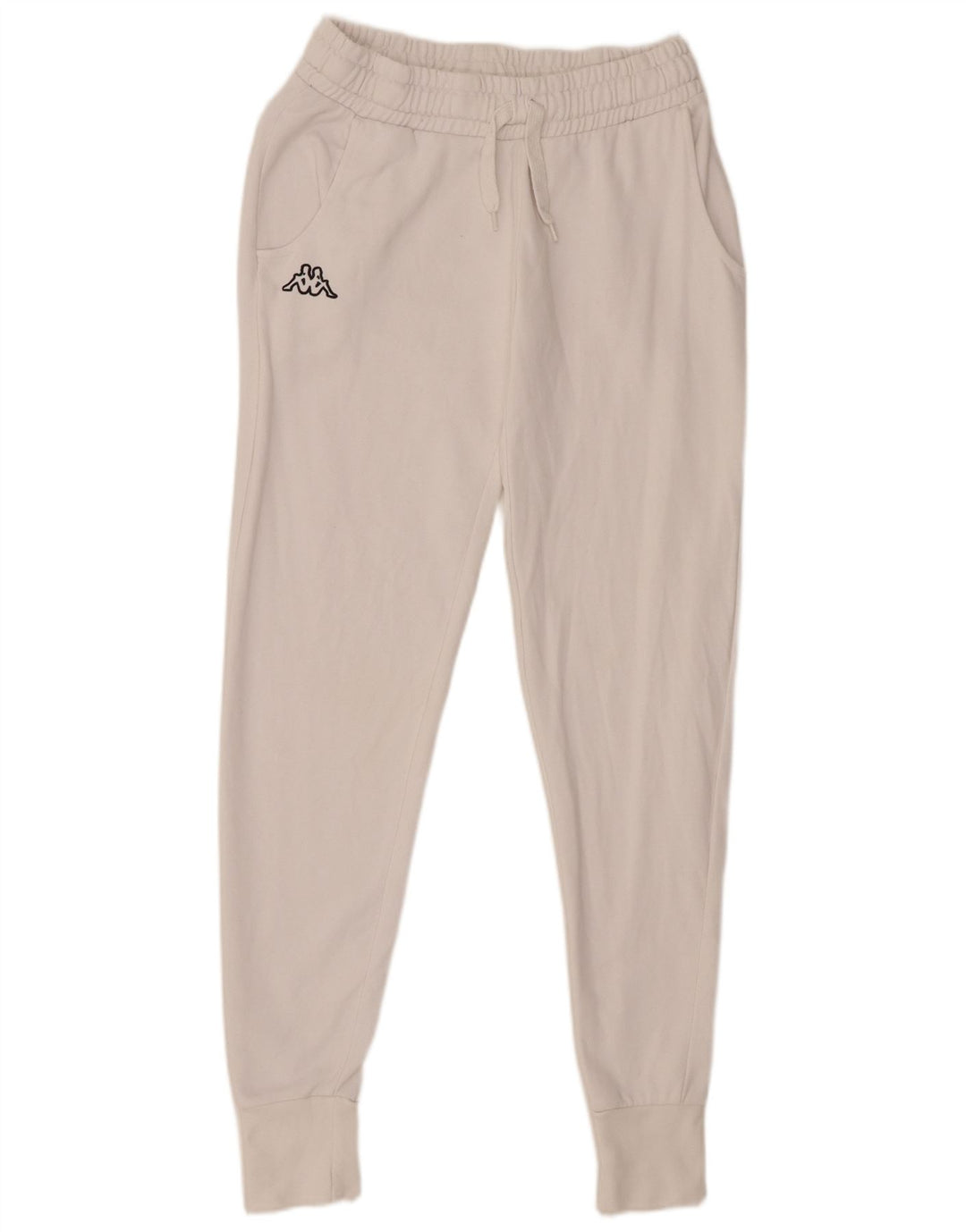 Kappa Pantalones de Chándal para Mujer Joggers UK 12 Medium White