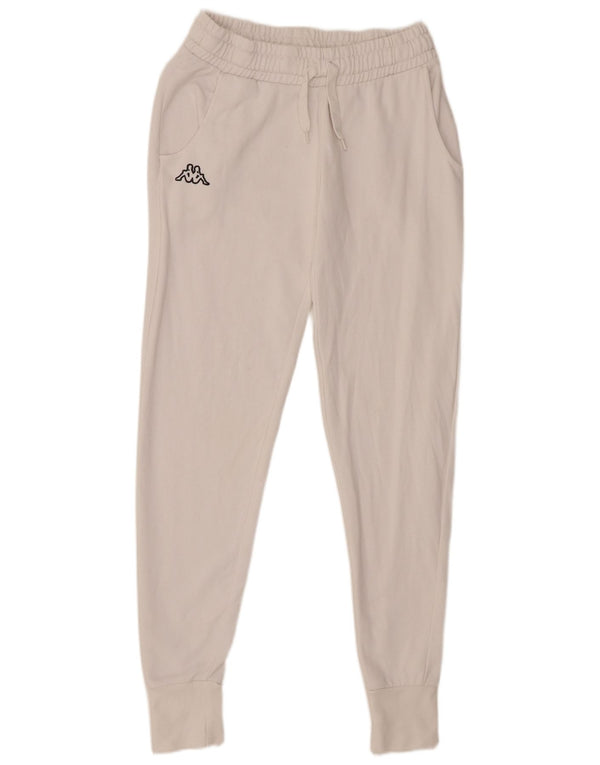 Kappa Pantalones de Chándal para Mujer Joggers UK 12 Medium White