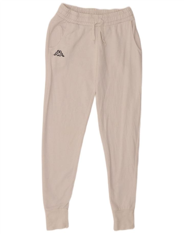 Kappa Pantalones de Chándal para Mujer Joggers UK 12 Medium White