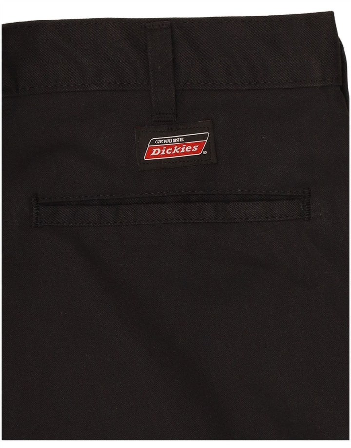 DICKIES Mens Straight Cargo Trousers W44 L30 Black