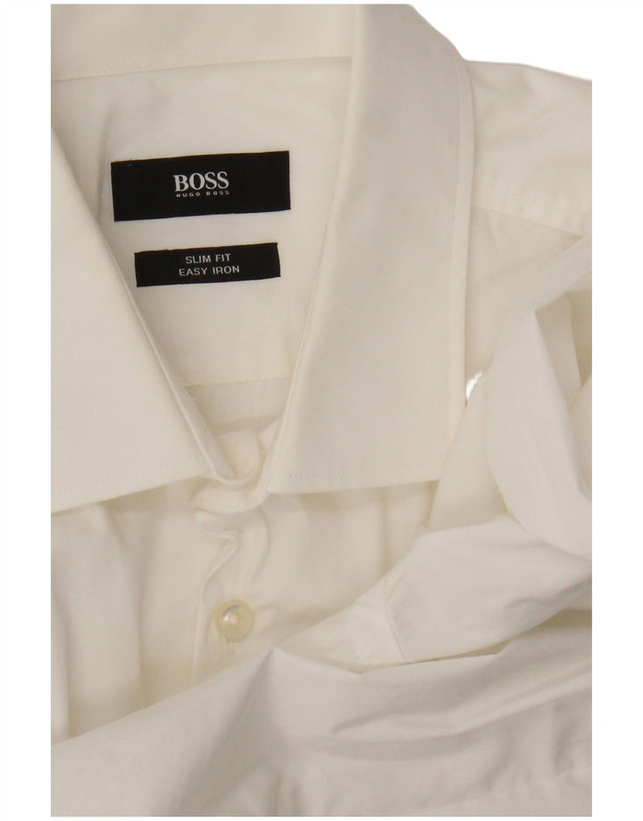 Camisas HUGO BOSS Hombre | Camisa Slim Fit Blanco Medio