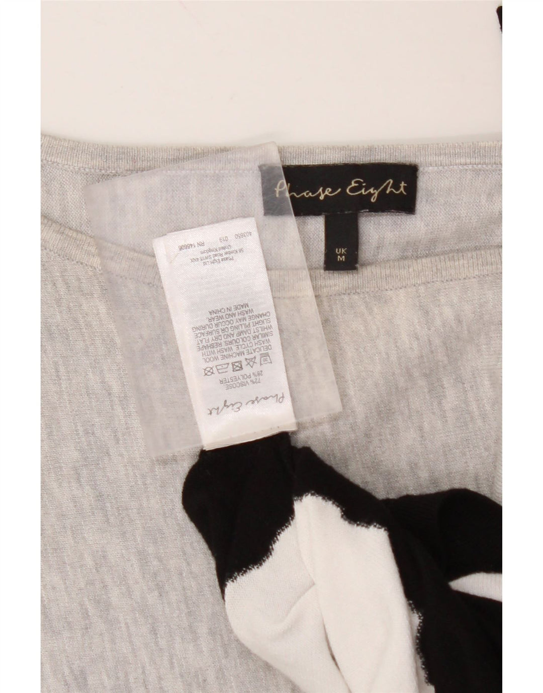 PHASE EIGHT Suéter tipo jersey de gran tamaño con cuello barco para mujer UK 40 Gris medio