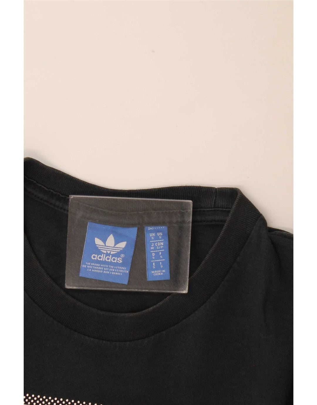 Adidas - Camiseta gráfica para hombre, talla pequeña, color negro