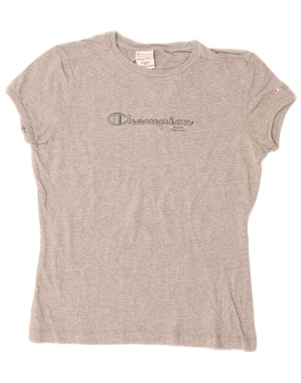 CHAMPION Camiseta con gráfico Heritage Classics para mujer UK 40 Gris medio
