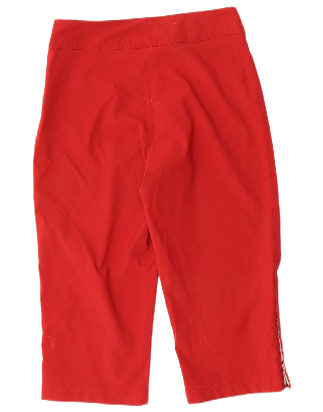 Adidas Pantalones Capri para Mujer Reino Unido 14 Grande W30 L19 Poliéster Rojo